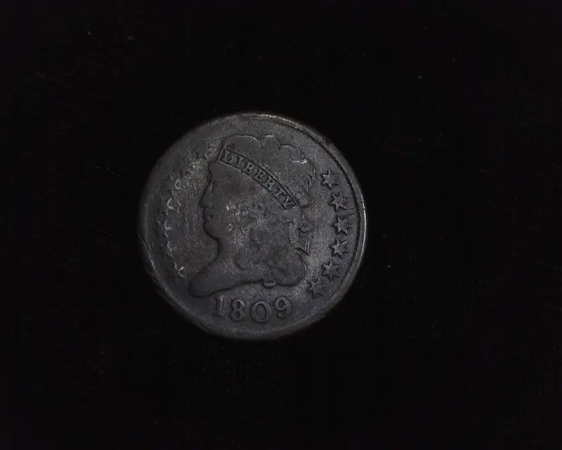 1809 Classic Head Half Cent F - US Coin