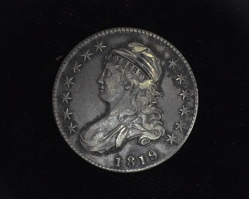 1819 Capped Bust Half Dollar XF - US Coin