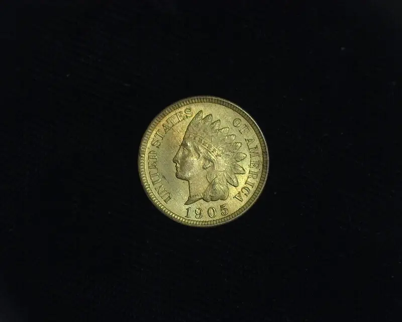 1905 Indian Head Penny/Cent BU-MS-64 Red - US Coin