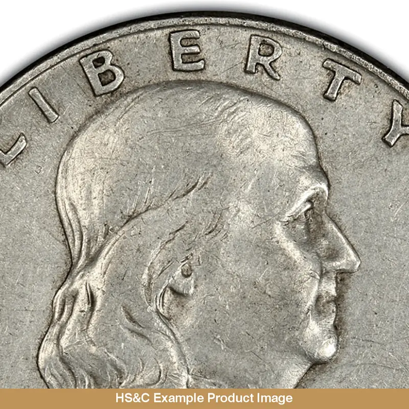 1950 D Franklin Half Dollar Circulated - US Coin