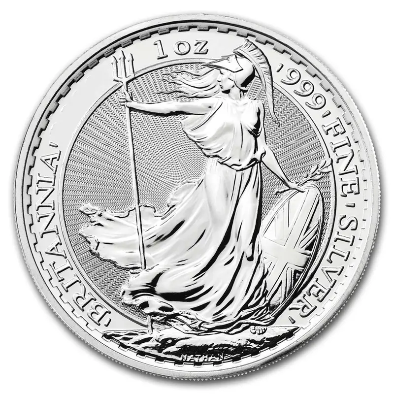 British 1 oz Silver Britannia (Off Quality) (Random Year)