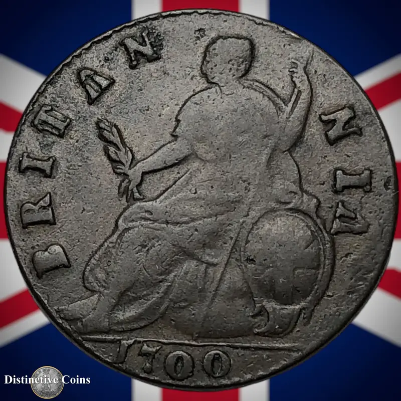 Great Britain 1700 Half Penny 1/2d GB5019