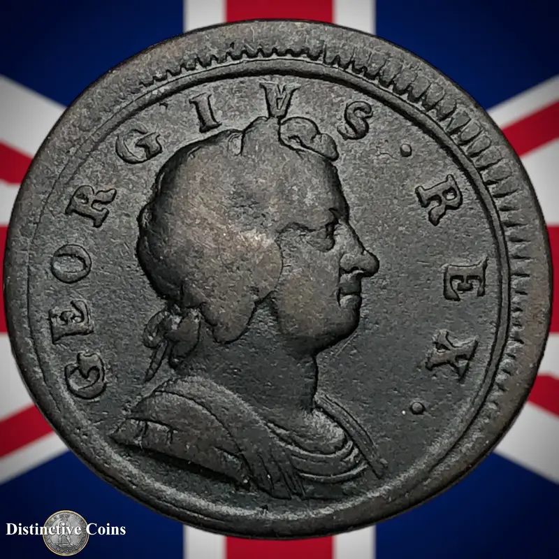 Great Britain 1724 Half Penny 1/2d GB5033