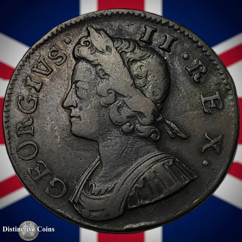 Great Britain 1736 Half Penny 1/2d GB5060