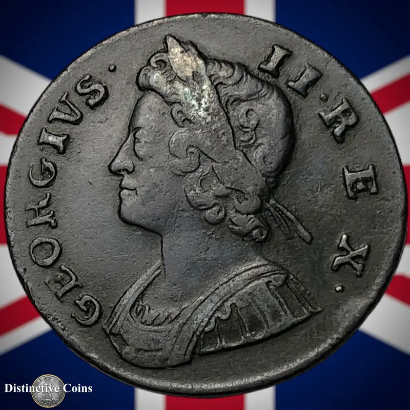 Great Britain 1739 Half Penny 1/2d GB5071
