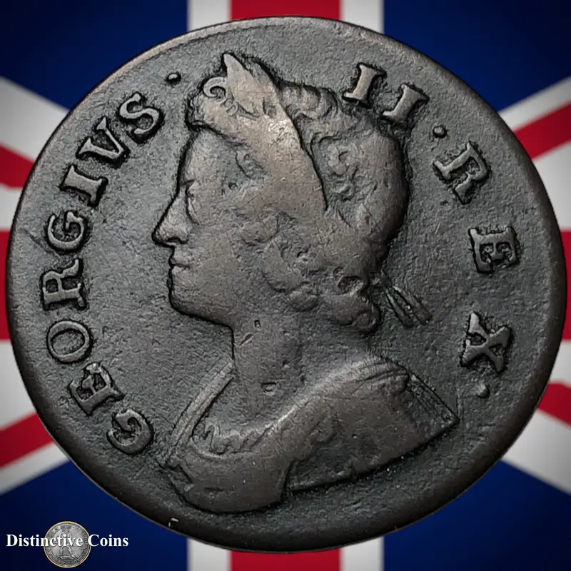 Great Britain 1739 Half Penny 1/2d GB5076