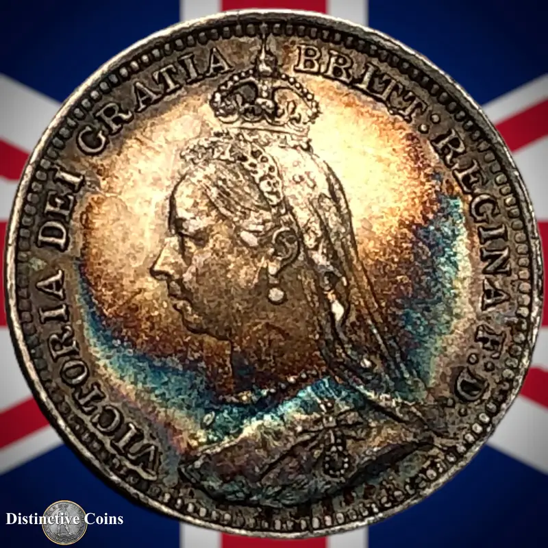 Great Britain 1890 Three Pence GB1990