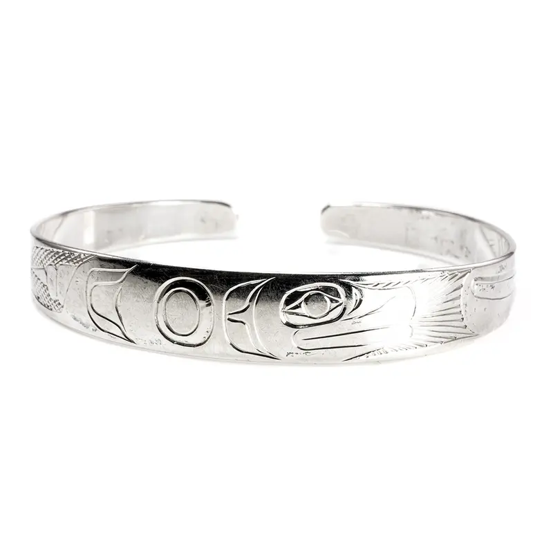 Native American Silver Bangle