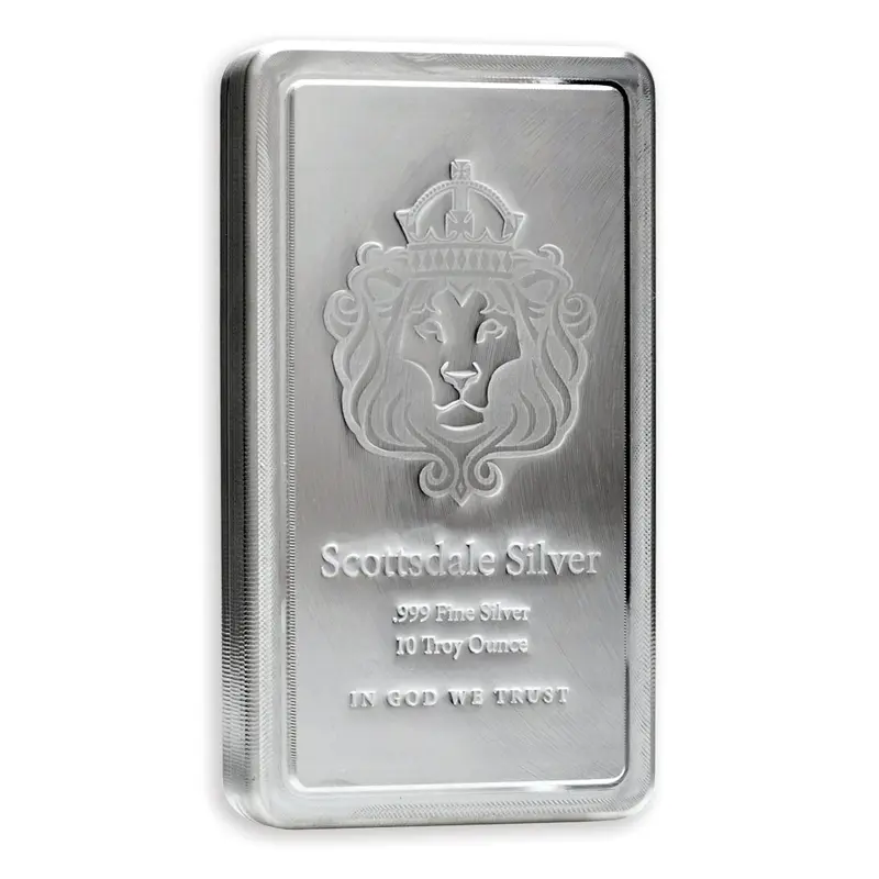 Scottsdale Stacker 10 oz Silver Bar